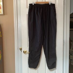 VTG 90’s In the Zone Performance Wear Black Nylon Windbreaker Track Pants